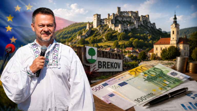 Samuel Migaľ v teréne: V kraji podpisoval nové projekty.