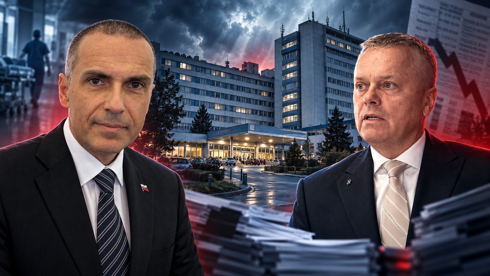 Dlh UNLP sa takmer zdvojnásobil: Prípad preveria NKÚ a GP. Na snímke Maroš Žilinka a Ľubomír Andrassy.